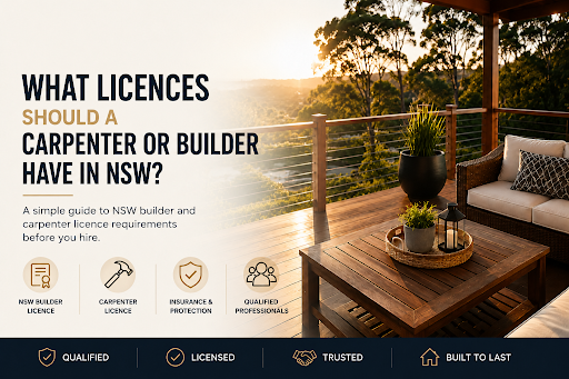 A Guide to What Licences Should a Carpenter or Builder Have in NSW
