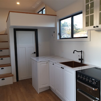 View of Renovated Small Kitchen